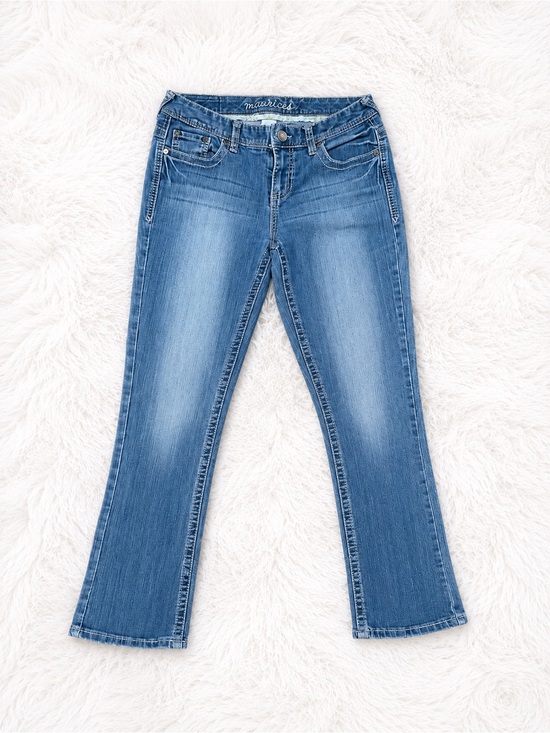 Maurices Denim - Maurices Bootcut Jeans 5/6 X-Short Petite Medium Wash Stretch Denim Y2K